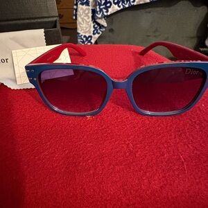 Dior Red and Blue Women's Sunglasses